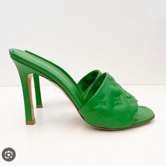 Green Louis Vuitton Revival Mule - Picture 2 of 3